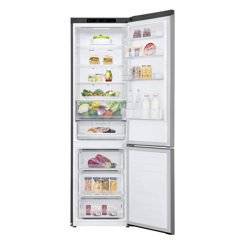 LG GBB62PZJMN Frigorifero combinato, Classe E, 384L, No frost, Inox
