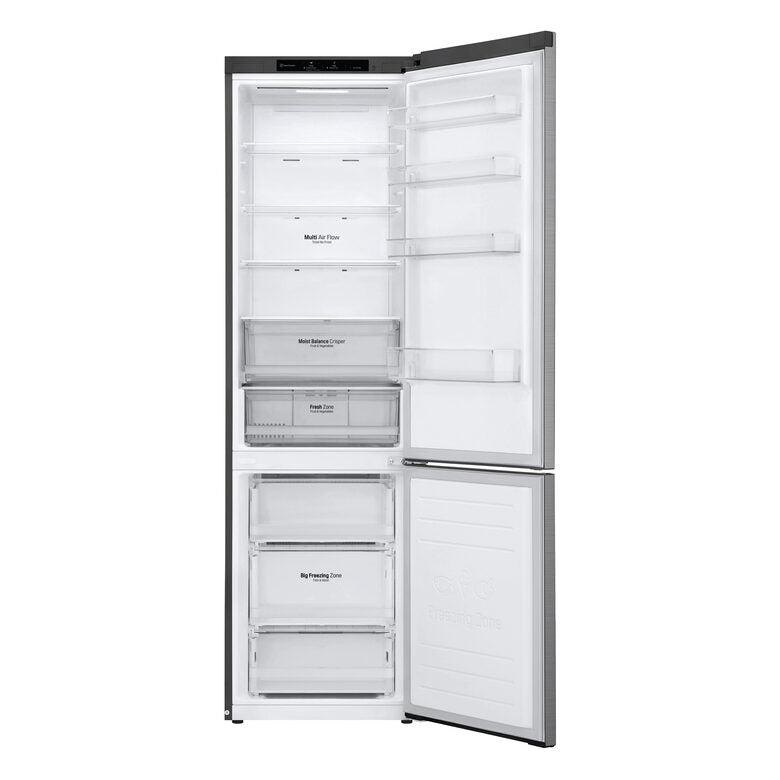 LG GBB62PZJMN Frigorifero combinato, Classe E, 384L, No frost, Inox