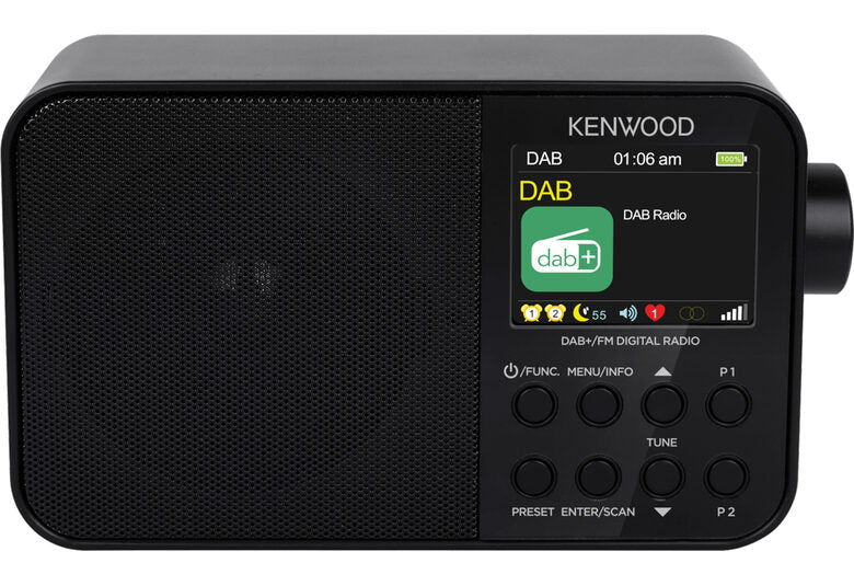 Kenwood CR-M30DAB-B Portatile Digitale Nero