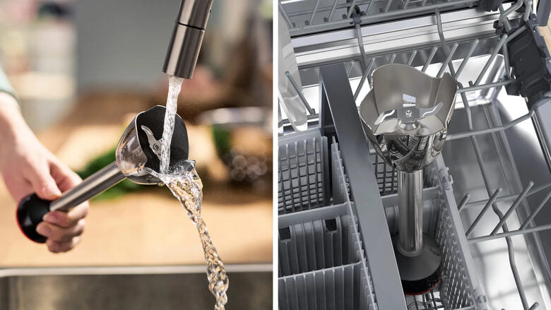 Bosch Serie 6 MSM6M610 frullatore Frullatore ad immersione 1000 W Nero, Stainless steel