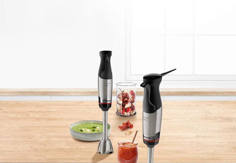 Bosch Serie 6 MSM6M610 frullatore Frullatore ad immersione 1000 W Nero, Stainless steel
