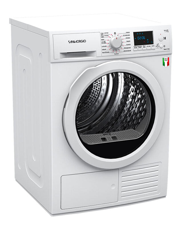SanGiorgio SDR9P asciugatrice Libera installazione Caricamento frontale 9 kg A++ Bianco