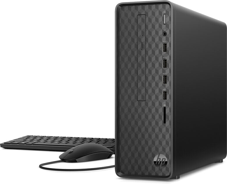 HP Slim Desktop S01-aF0018nl AMD Athlon Silver 3050U 8 GB DDR4-SDRAM 256 GB SSD Windows 11 Home Mini Tower PC Nero