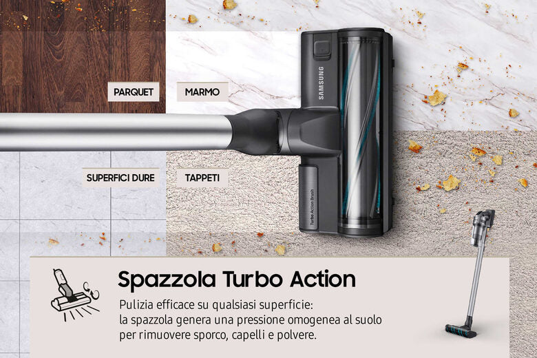 Samsung Aspirapolvere senza filo Jet™ 75 200W VS20T7536T5