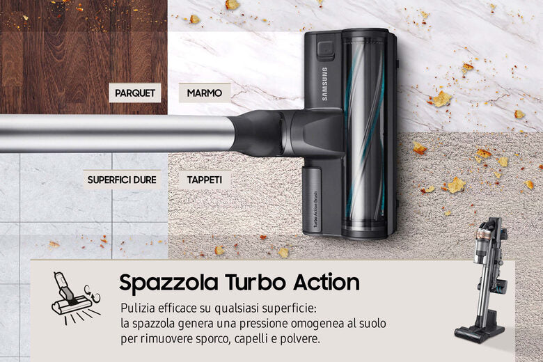 Samsung Aspirapolvere senza filo Jet™ 90 200W VS20R9076T7