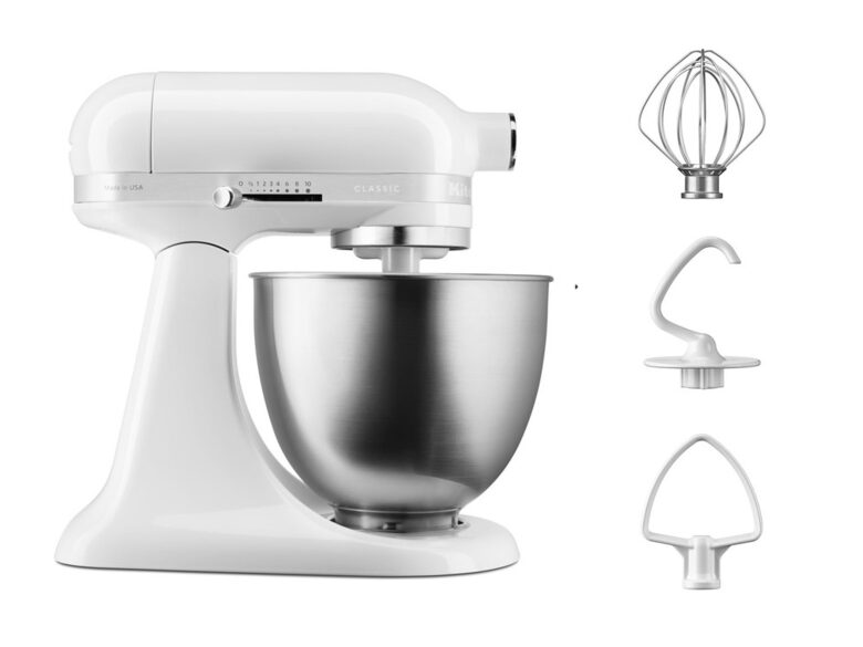 KitchenAid Classic Mini Impastatrice Planetaria 5KSM3310XEWH 3,3 L 250 W Bianco