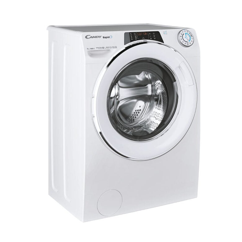 Candy RapidÓ RO 1496DWMCT/1-S lavatrice Caricamento frontale 9 kg 1400 Giri/min A Bianco