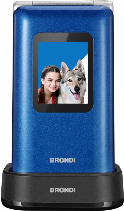 Brondi Cellulare Amico Prezioso Blue Metal