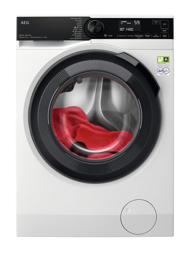 AEG LR8H94UGB lavatrice Caricamento frontale 9 kg 1351 Giri/min A Bianco