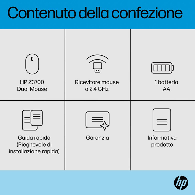 HP Mouse Z3700 Dual Black