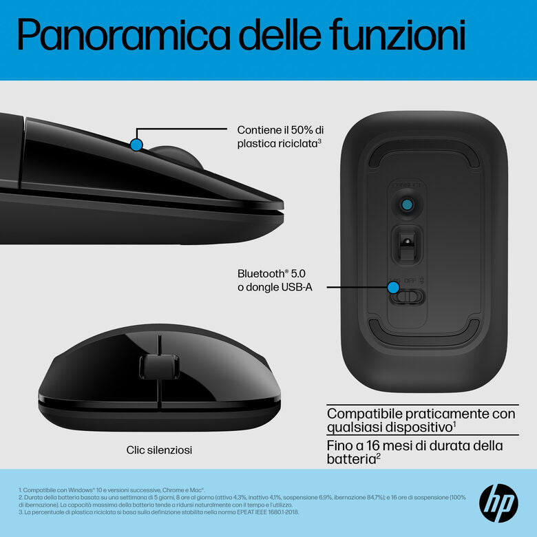 HP Mouse Z3700 Dual Black