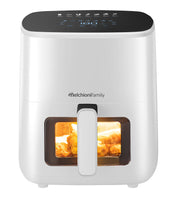 Melchioni Family GAIA PLUS Friggitrice ad Aria 8L XXL con Doppia Resistenza Air Fryer Senza Olio, 10 Programmi, Display LED, Timer 60 min, Temperatura 80°-200°C, 2200W