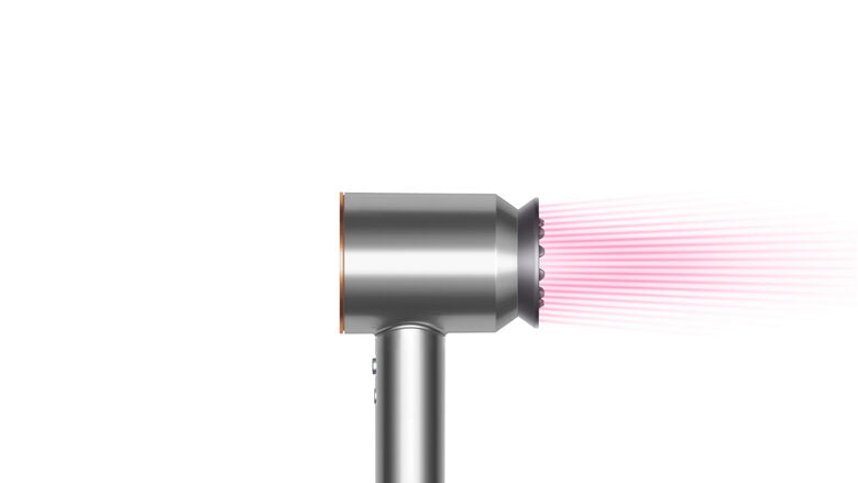 Dyson Supersonic HD07 asciuga capelli 1600 W Blu, Rame