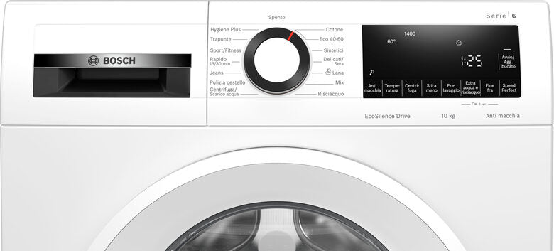 Bosch Serie 6 WGG25402IT lavatrice Caricamento frontale 10 kg 1400 Giri/min A Bianco