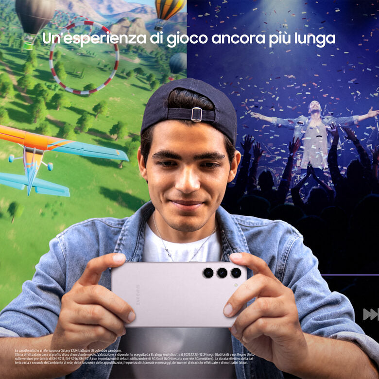 Samsung Galaxy S23+ Display 6.6'' Dynamic AMOLED 2X, Fotocamera 50MP, RAM 8GB, 512GB, 4.700 mAh, Lavender