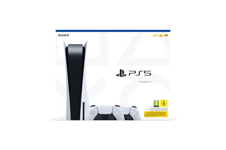 Sony PlayStation 5 - Bundle 2 Controller Wireless DualSense 825 GB Wi-Fi Nero, Bianco