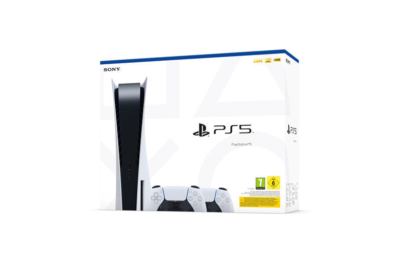 Sony PlayStation 5 - Bundle 2 Controller Wireless DualSense 825 GB Wi-Fi Nero, Bianco
