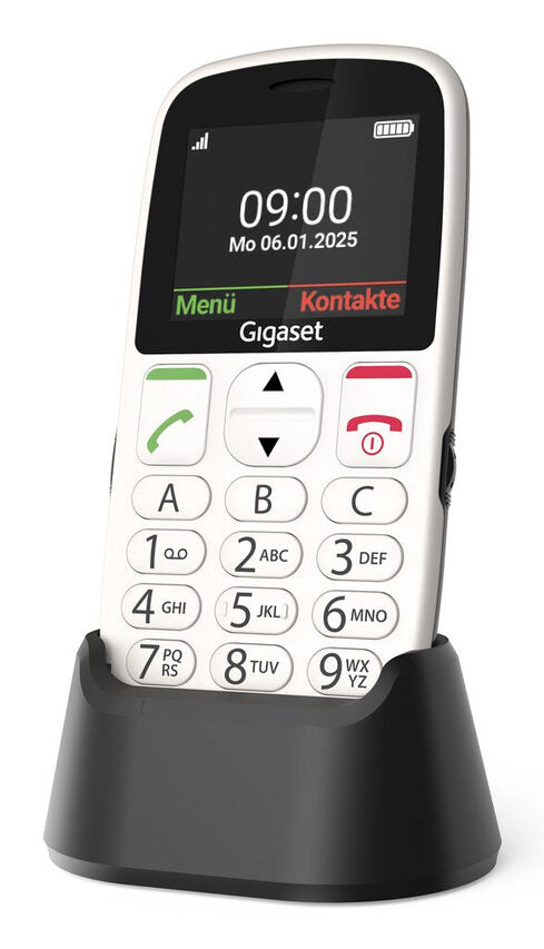 Gigaset GL395 5,59 cm (2.2") 90 g Bianco Telefono per anziani