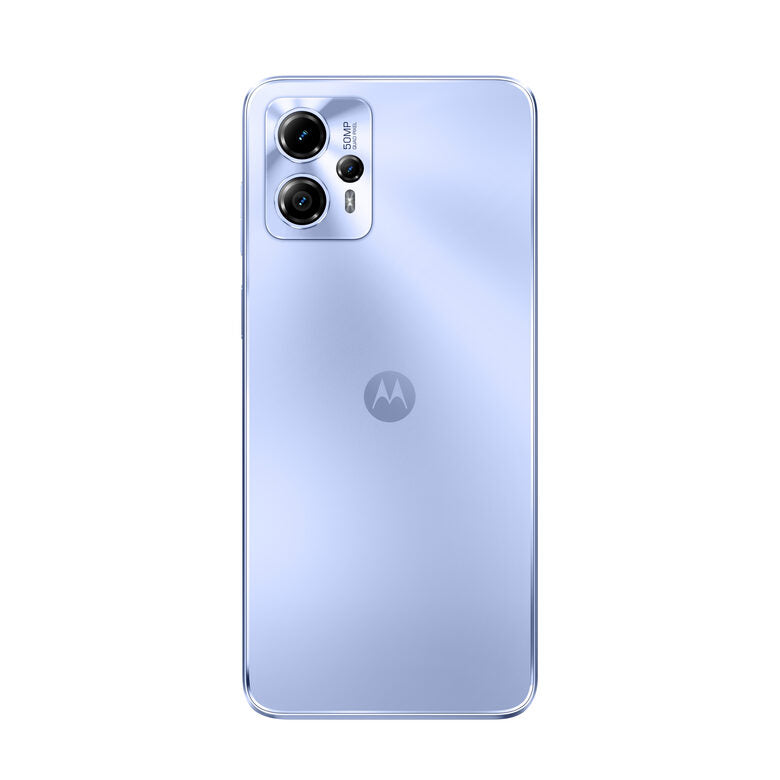 Motorola moto g13 (tripla fotocamera 50 MP, batteria 5000 mAH, Dolby Atmos Stereo Speakers, 4/128 GB espandibile, Display 6.53" 90Hz, NFC, Dual SIM, Android 13, cover inclusa