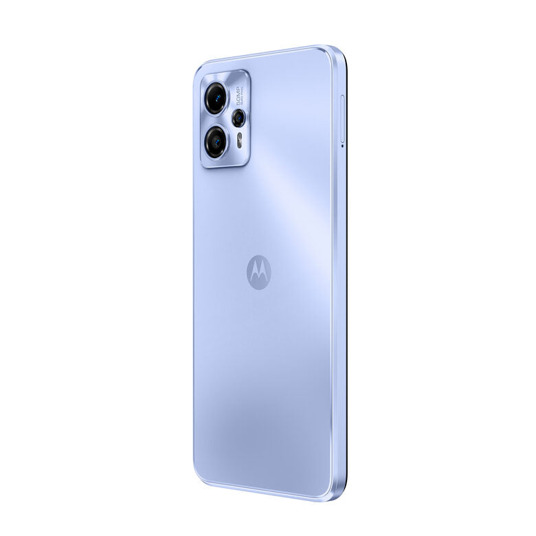 Motorola moto g13 (tripla fotocamera 50 MP, batteria 5000 mAH, Dolby Atmos Stereo Speakers, 4/128 GB espandibile, Display 6.53" 90Hz, NFC, Dual SIM, Android 13, cover inclusa