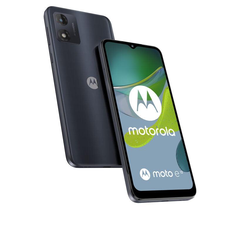 Motorola moto e13 (batteria 5000 mAH, Dolby Atmos Stereo Speakers, 13MP, 2/64 GB espandibile, Display 6.5" HD+, Dual SIM, Android 13)
