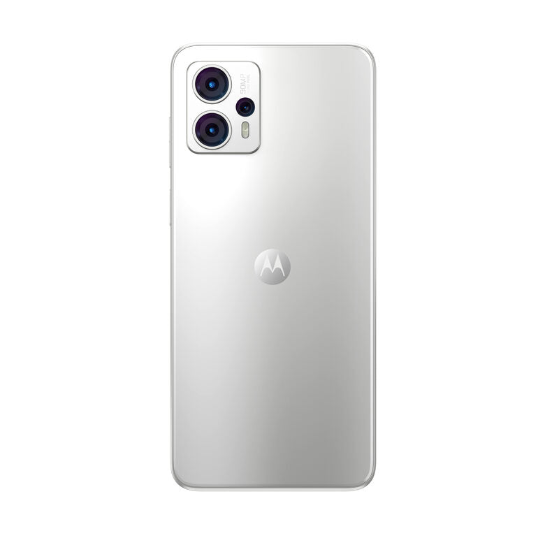 Motorola moto g23 (tripla fotocamera 50 MP, batteria 5000 mAH, Dolby Atmos Stereo Speakers, 8/128 GB espandibile, Display 6.53" 90Hz, NFC, Dual SIM, Android 13), cover inclusa