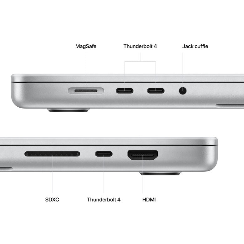 Apple MacBook Pro 16'' M2 Pro core: 12 CPU 19 GPU 512GB SSD - Argento