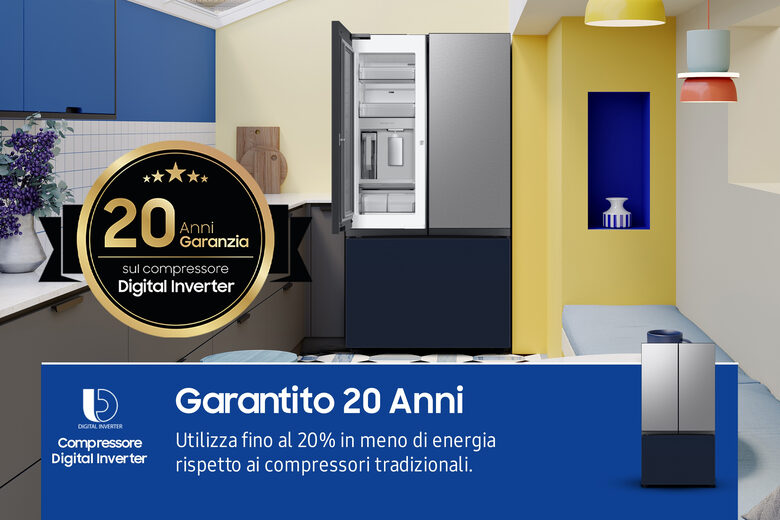 Samsung RF24BB660E2M Frigorifero Side By Side Libera Installazione 3 Porte BESPOKE  Beverage Center 674L