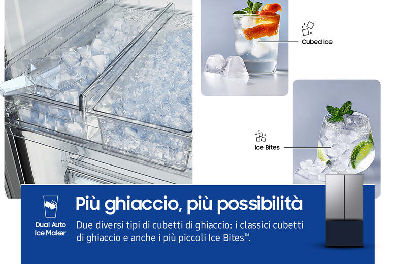 Samsung RF24BB660E2M Frigorifero Side By Side Libera Installazione 3 Porte BESPOKE  Beverage Center 674L