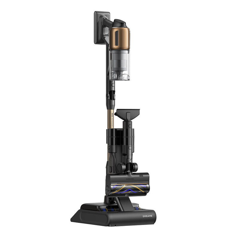 Dreame Z30 Pro Aqua-A Aspirapolvere a bastone 2 in 1 Batteria Secco e bagnato Senza sacchetto 0,6 L 855 W Nero, Oro 3,2 Ah