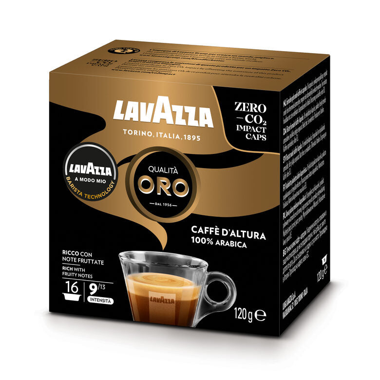 Lavazza A Modo Mio Qualità Oro Caffè d'Altura, 16 Capsule