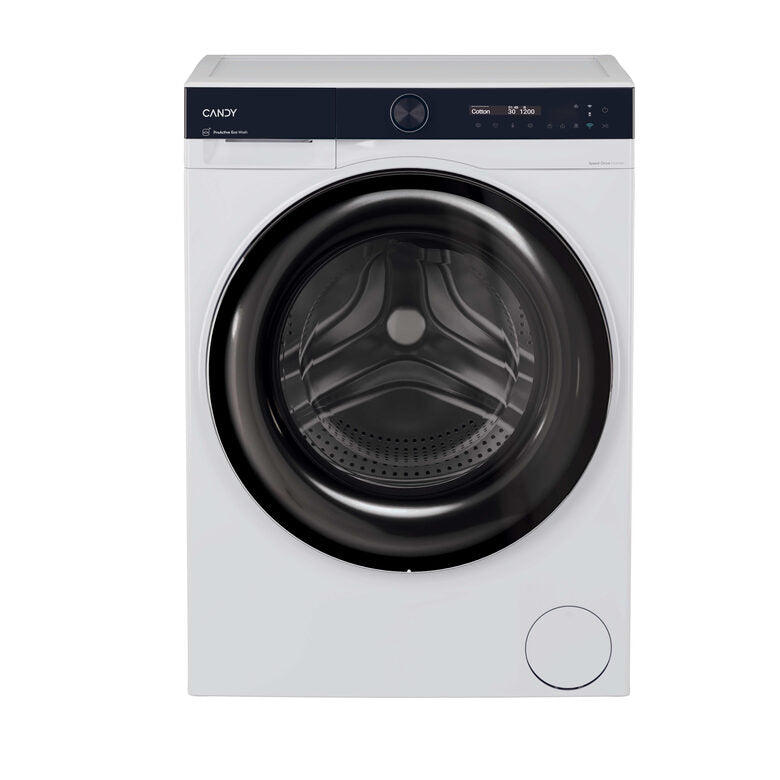 Candy BWS 6106B8-S Lavasciuga A Libera Installazione 10 Kg, 1600 Giri, Prowash&Dry, Wi-Fi + Bluetooth, Proactive Ecowash, Soft Drum, Classe D, Nero Bianco