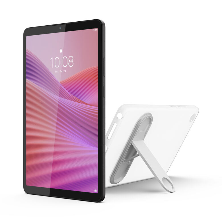 Lenovo Tab One - Display 8.7" HD (1340x800) IPS 480nits 60Hz - CPU MediaTek Helio G85 - RAM 4GB - Memoria 64GB eMMC - Grafica ARM Mali G52 MC2 - Connettività WiFi Slot MicroSD - Android 14 - Clear Case Inclusi