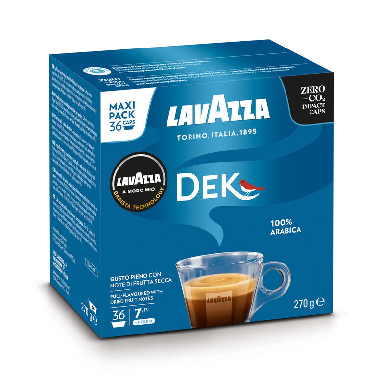 Lavazza A Modo Mio Dek Cremoso, 36 Capsule