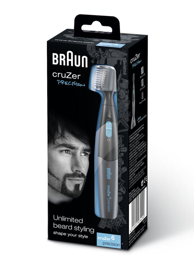 Braun cruZer 6 precision rasoio di precisione Grigio