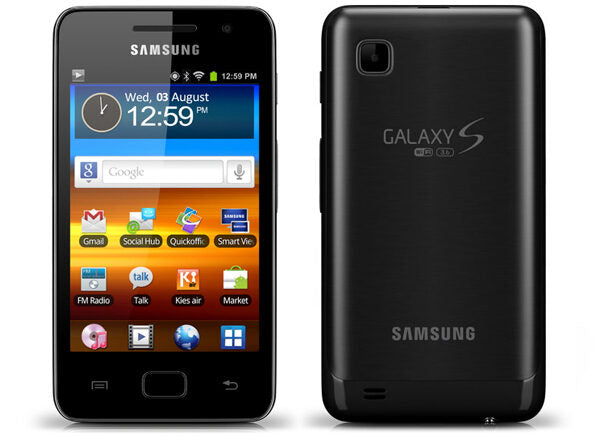 Samsung Galaxy S Lettore MP3 8 GB Nero
