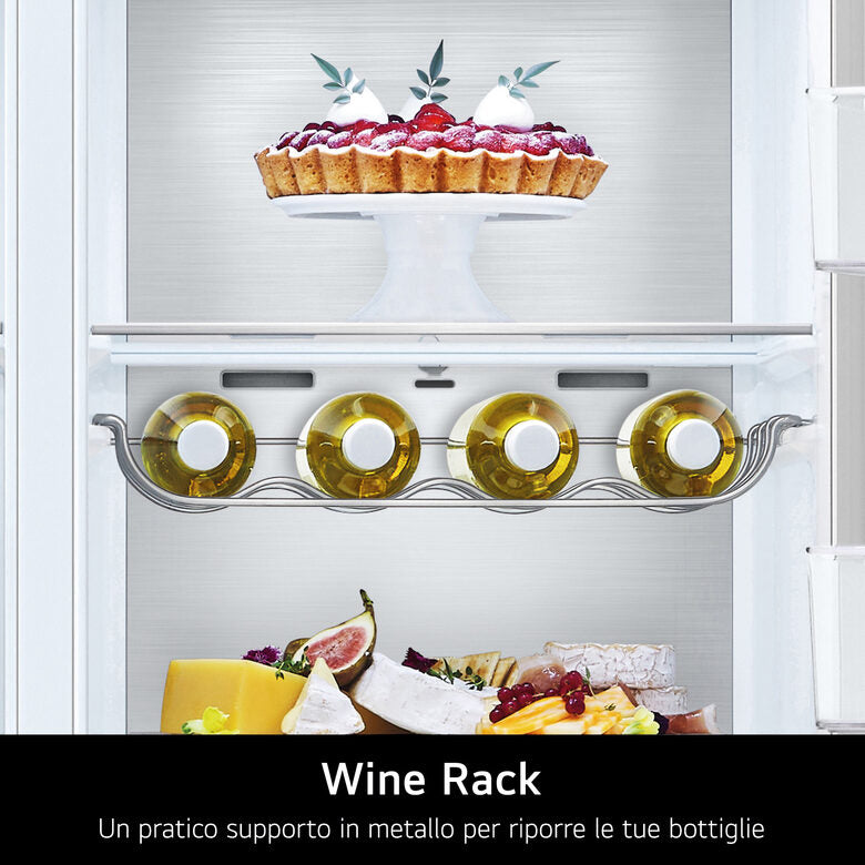 LG InstaView GSVV80PYLL frigorifero side-by-side Libera installazione 655 L E Argento