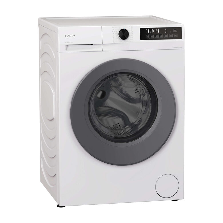 Candy ProWash 300, Lavasciuga Slim 8+5 KG, 10% più efficente della classe A, 1400 giri, Bianco, Inverter, Fresh Vapor, GWD 485SG6-S