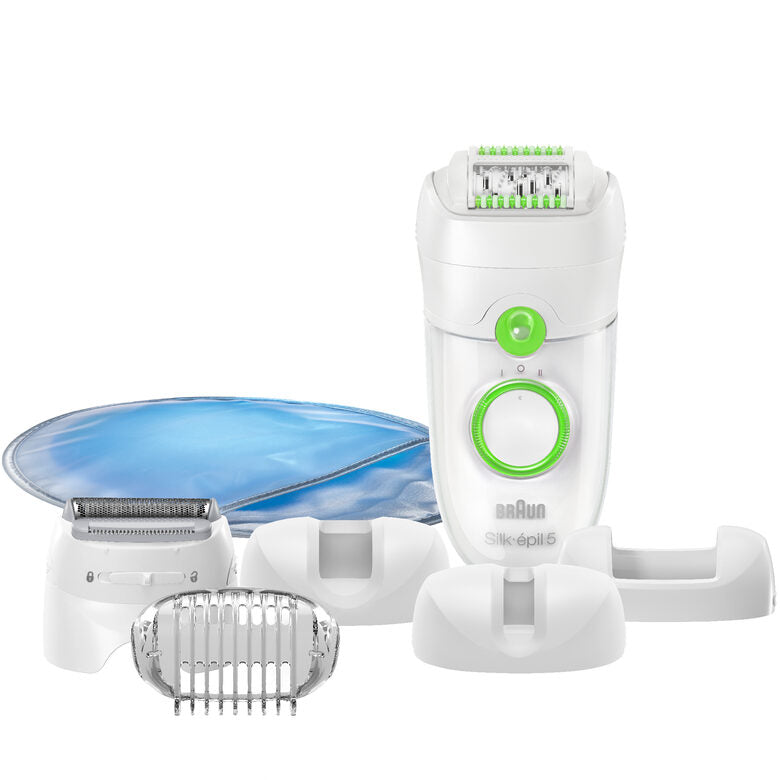 Braun Silk-epil 5 5780 40 pinzette Verde, Bianco