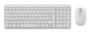 Logitech MK250 Compact Bluetooth Wireless Combo tastiera Mouse incluso Universale RF senza fili + Bluetooth Italiano Bianco