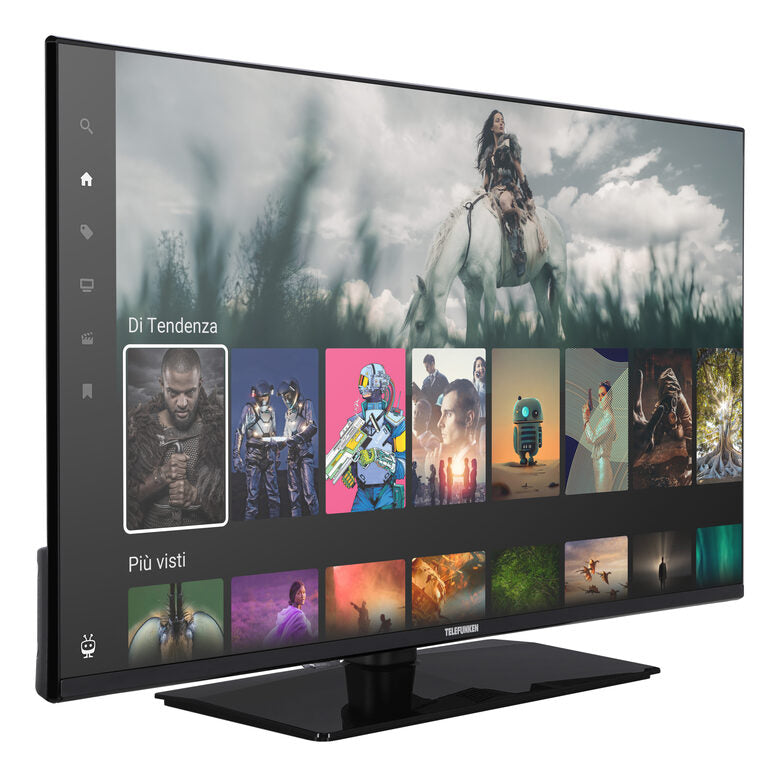 Telefunken TE40750B45I2KT TV 101,6 cm (40") Full HD Smart TV Wi-Fi Nero 250 cd/m²