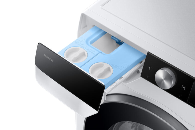 Samsung WW90DG6U85LKU3 Lavatrice A Libera Installazione 9 Kg, 1400 Giri, AI Control, AI Ecobubble™, AI Wash, Classe A-10%, Bianco