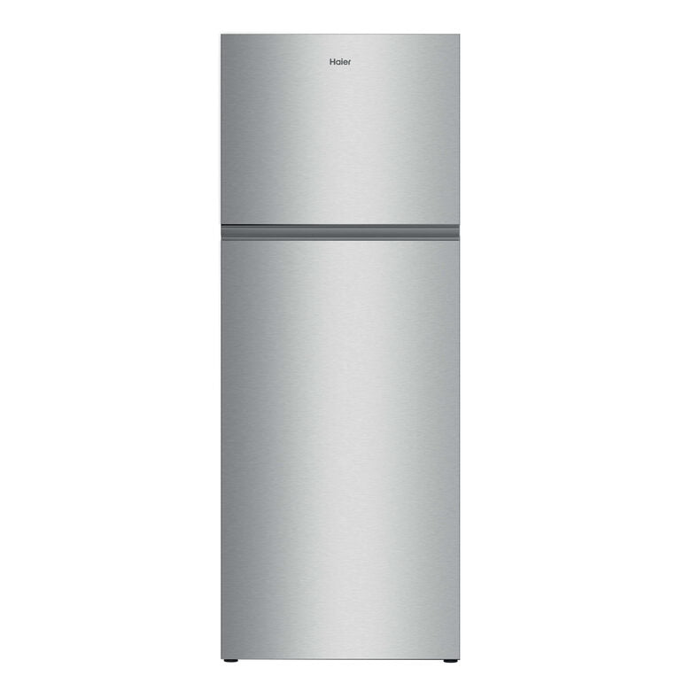 Haier HPR5718ENMX Frigorifero Combinato A Libera Installazione, Tecnologia Total No Frost, Sistema LED Daylight, Classe E, Acciaio Inox