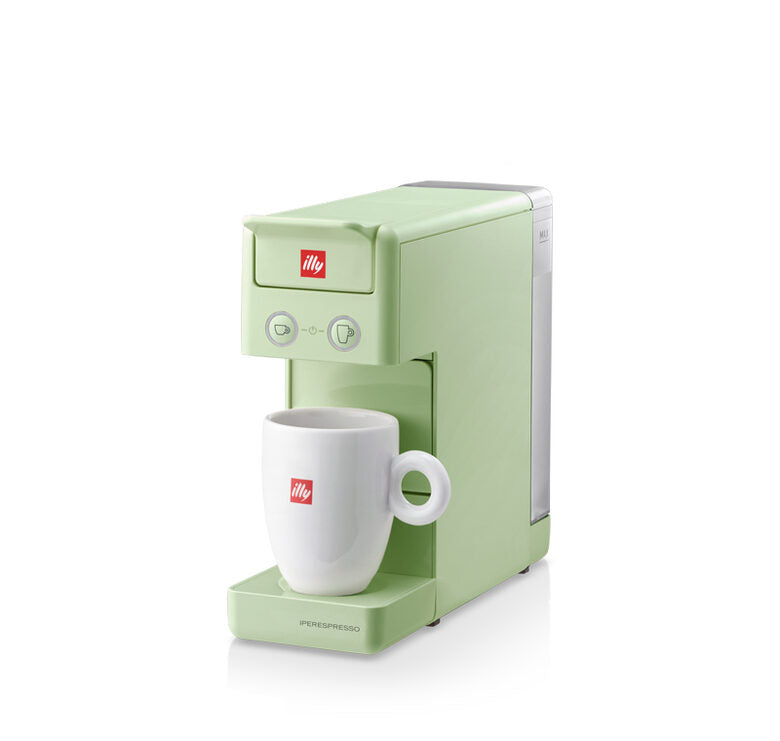 Illy Macchina Del Caffe Capsule Iperespresso Espresso Coffee Y3.3 Verde Pastello più 14 Capsule