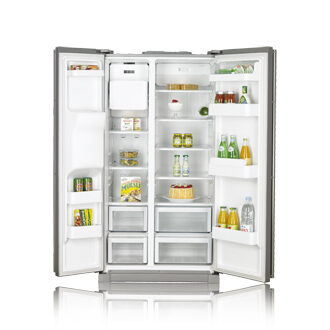 Samsung RSA1UTMG frigorifero side-by-side Libera installazione 501 L Argento