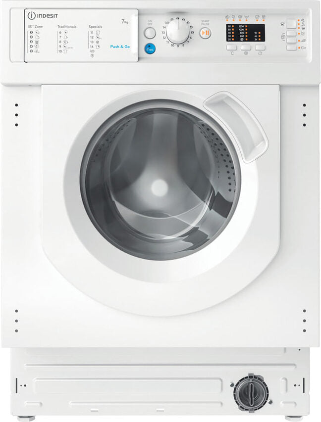 Indesit BI WMIL 71252 EU N Lavatrice a Incasso Caricamento frontale 7 kg 1200 Giri/min E Bianco