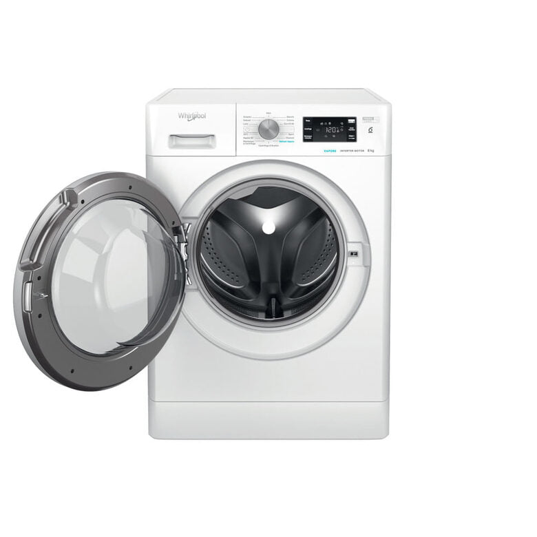 Whirlpool FFB 846 SV IT Lavatrice A Libera Installazione 8 Kg, 1400 Giri, Tecnologia 6° Senso, FreshCare, Classe A, Bianco