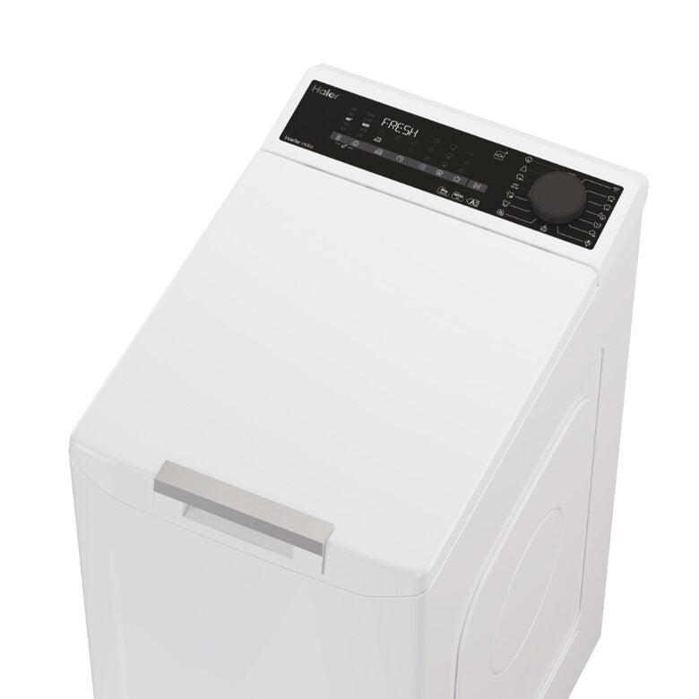 Haier THASN286TM5-S T Series 7 Lavatrice A Libera Installazione Carica Dall'alto 8 Kg, 1200 Giri, Classe A, Bianco, Inverter, Vapore, Wi-fi