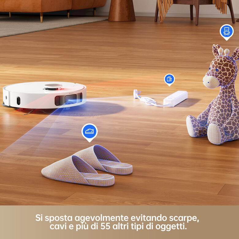 Dreame L10s Pro Ultra Aspirapolvere Robot Senza sacchetto Bianco