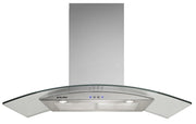 Glem Gas GHS97IX cappa aspirante Cappa aspirante a parete Acciaio inossidabile 750 m³/h D